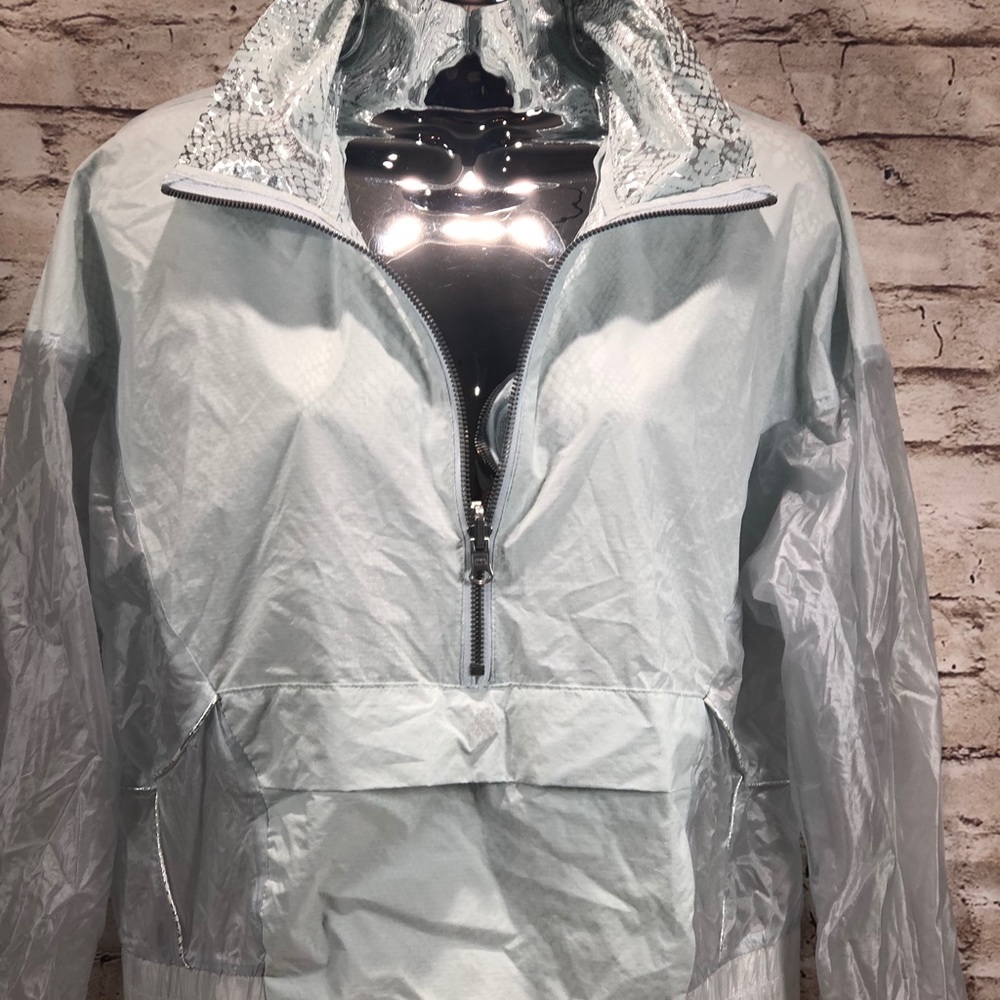 FP Movement snake print windbreaker silver sz sp - Picture 4 of 8